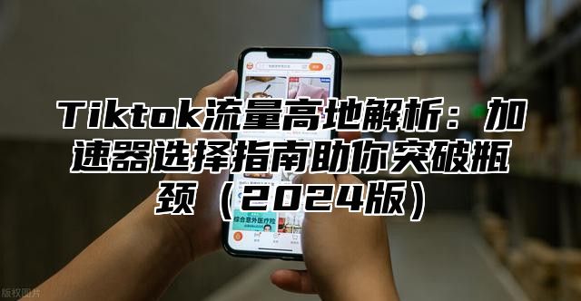 Tiktok流量高地解析：加速器选择指南助你突破瓶颈2025版