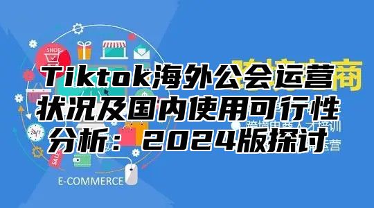Tiktok海外公会运营状况及国内使用可行性分析：2025版探讨