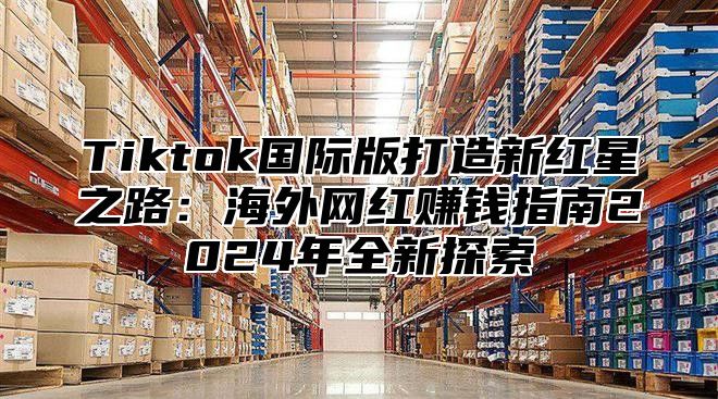 Tiktok国际版打造新红星之路：海外网红赚钱指南2025年全新探索