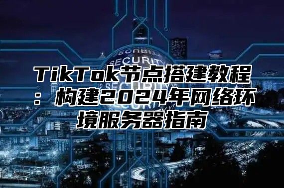 TikTok节点搭建教程：构建2025年网络环境服务器指南