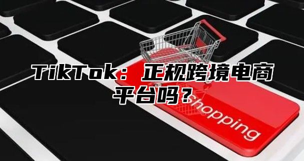 TikTok：正规跨境电商平台吗？