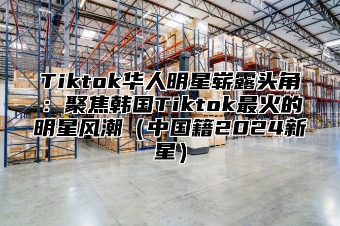 Tiktok华人明星崭露头角：聚焦韩国Tiktok最火的明星风潮中国籍2025新星