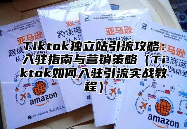 Tiktok独立站引流攻略：入驻指南与营销策略Tiktok如何入驻引流实战教程