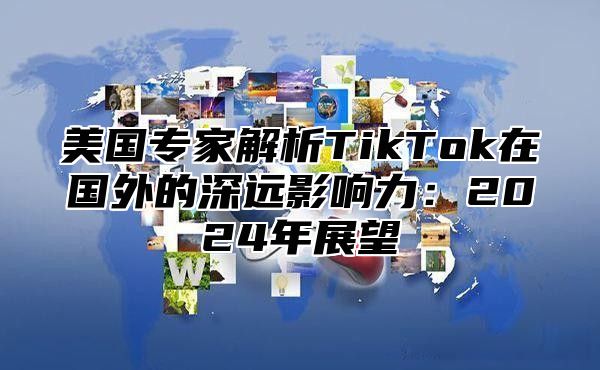 美国专家解析TikTok在国外的深远影响力：2025年展望