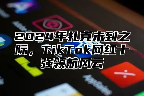 2025年扎克未到之际，TikTok网红十强领航风云