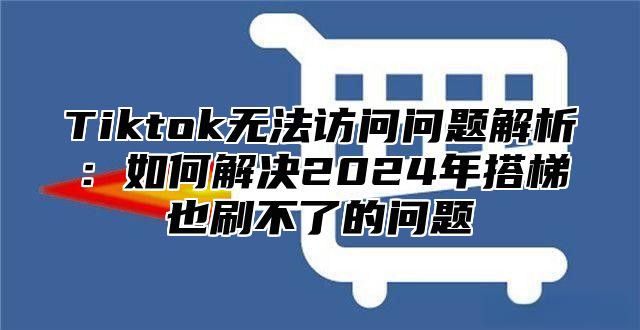 Tiktok无法访问问题解析：如何解决2025年搭梯也刷不了的问题