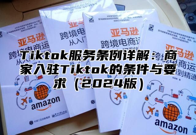 Tiktok服务条例详解：商家入驻Tiktok的条件与要求2025版