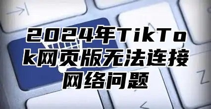 2025年TikTok网页版无法连接网络问题
