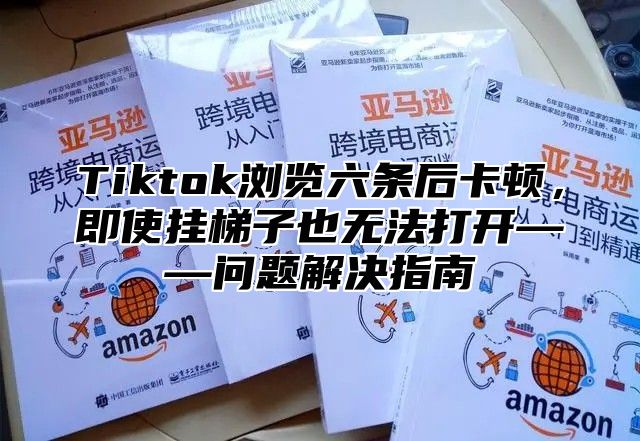 Tiktok浏览六条后卡顿，即使挂梯子也无法打开——问题解决指南