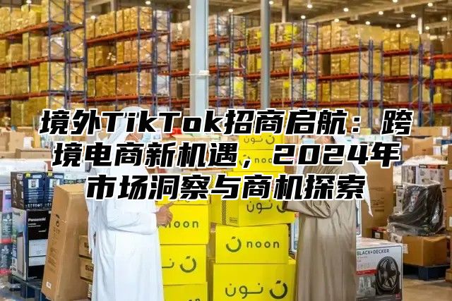 境外TikTok招商启航：跨境电商新机遇，2025年市场洞察与商机探索
