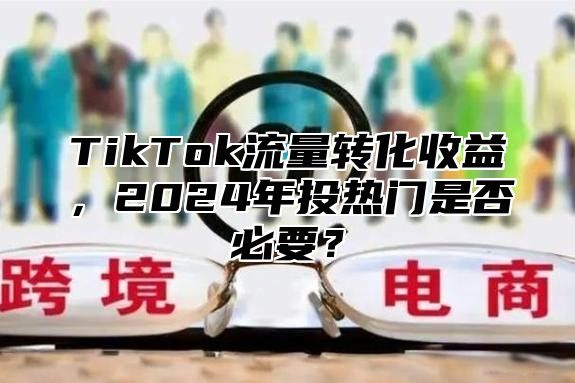 TikTok流量转化收益，2025年投热门是否必要？