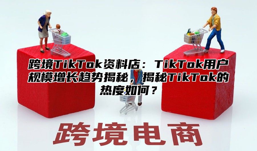 跨境TikTok资料店：TikTok用户规模增长趋势揭秘，揭秘TikTok的热度如何？