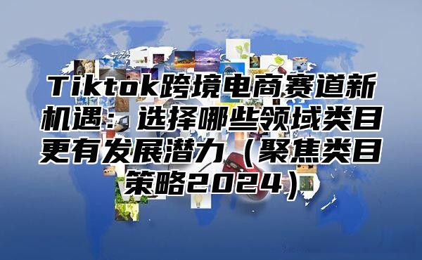 Tiktok跨境电商赛道新机遇：选择哪些领域类目更有发展潜力聚焦类目策略2025