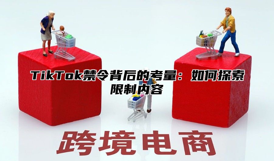 TikTok禁令背后的考量：如何探索限制内容