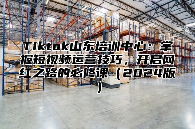Tiktok山东培训中心：掌握短视频运营技巧，开启网红之路的必修课2025版