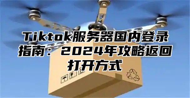 Tiktok服务器国内登录指南：2025年攻略返回打开方式