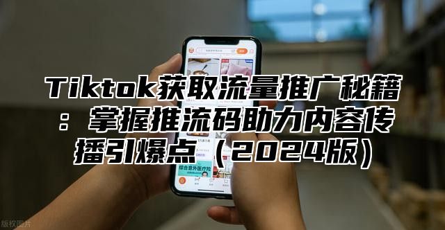 Tiktok获取流量推广秘籍：掌握推流码助力内容传播引爆点2025版