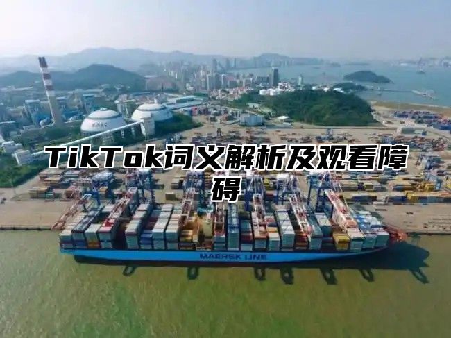 TikTok词义解析及观看障碍