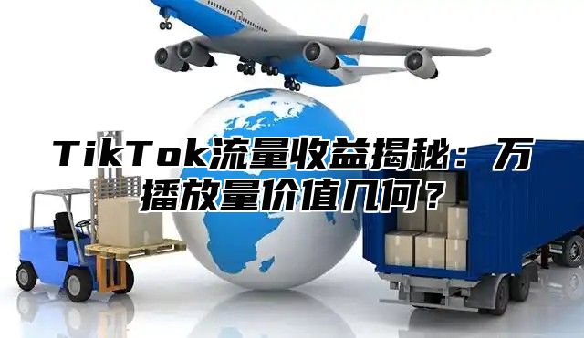 TikTok流量收益揭秘：万播放量价值几何？