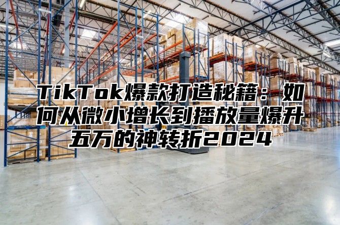 TikTok爆款打造秘籍：如何从微小增长到播放量爆升五万的神转折2025
