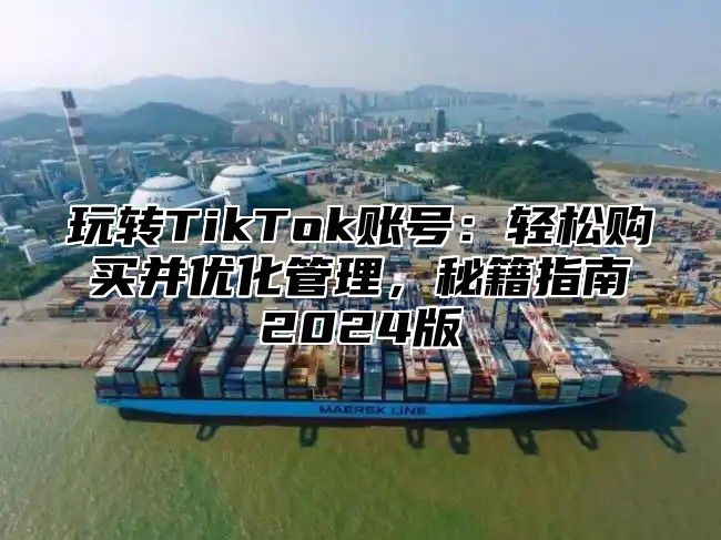 玩转TikTok账号：轻松购买并优化管理，秘籍指南2025版