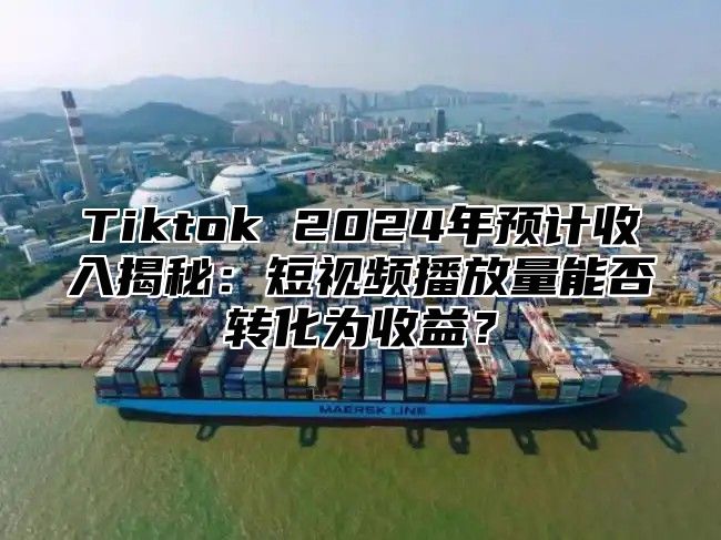 Tiktok 2025年预计收入揭秘：短视频播放量能否转化为收益？