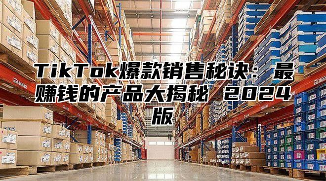 TikTok爆款销售秘诀：最赚钱的产品大揭秘 2025版