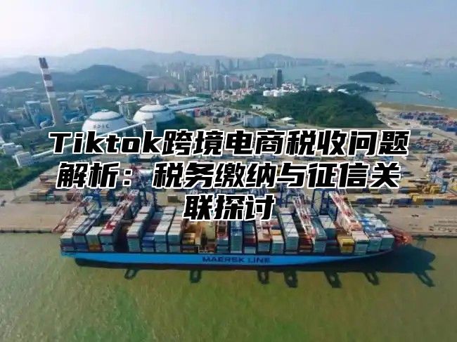 Tiktok跨境电商税收问题解析：税务缴纳与征信关联探讨