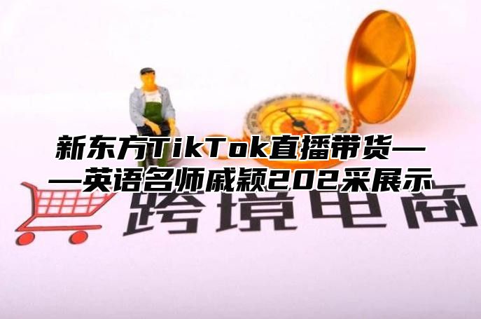 新东方TikTok直播带货——英语名师戚颖202采展示