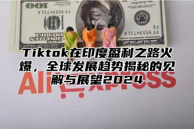Tiktok在印度盈利之路火爆，全球发展趋势揭秘的见解与展望2025