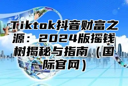 Tiktok抖音财富之源：2025版摇钱树揭秘与指南国际官网