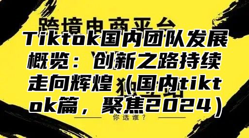 Tiktok国内团队发展概览：创新之路持续走向辉煌国内tiktok篇，聚焦2025