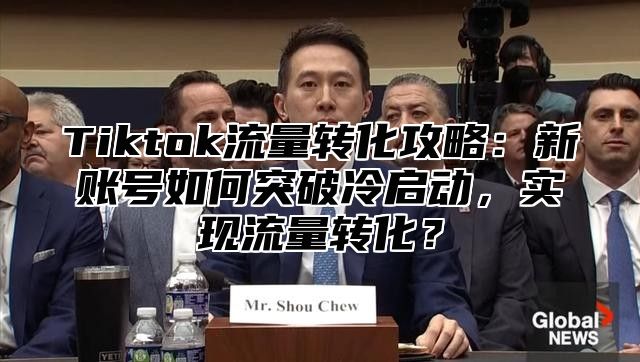 Tiktok流量转化攻略：新账号如何突破冷启动，实现流量转化？