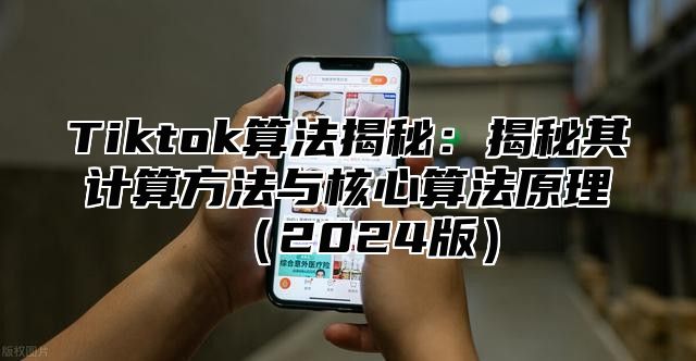 Tiktok算法揭秘：揭秘其计算方法与核心算法原理2025版