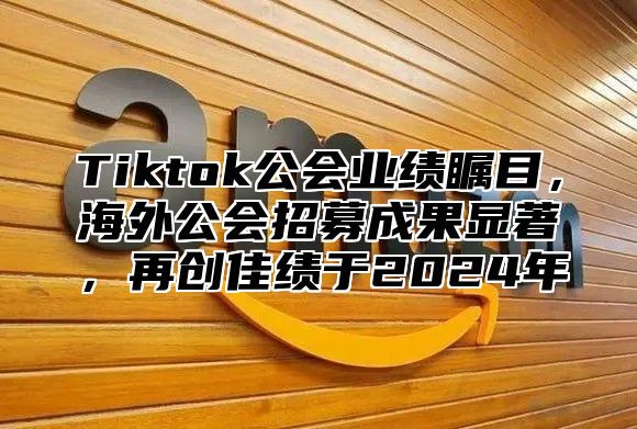 Tiktok公会业绩瞩目，海外公会招募成果显著，再创佳绩于2025年