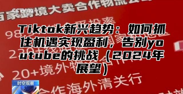 Tiktok新兴趋势：如何抓住机遇实现盈利，告别youtube的挑战2025年展望