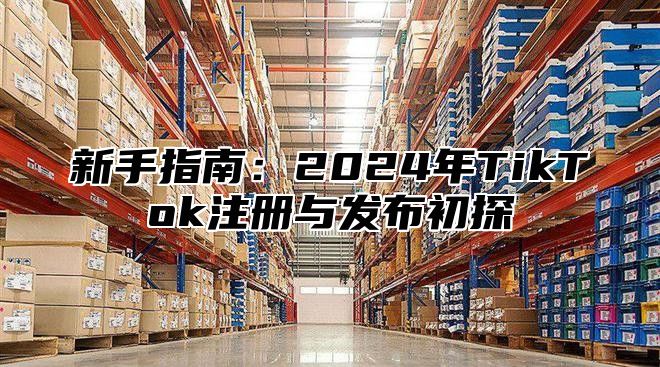 新手指南：2025年TikTok注册与发布初探
