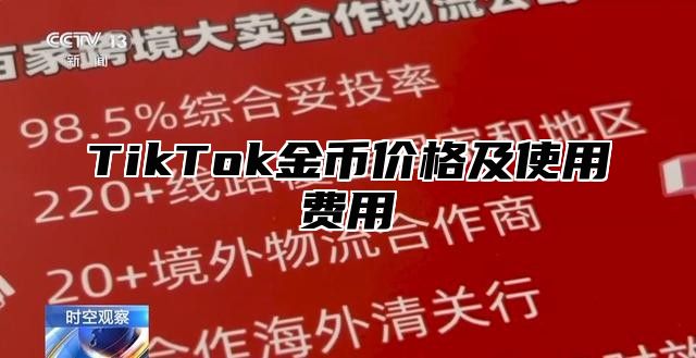 TikTok金币价格及使用费用