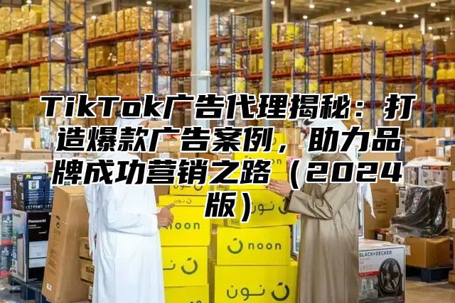 TikTok广告代理揭秘：打造爆款广告案例，助力品牌成功营销之路2025版