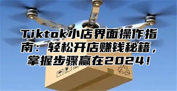 Tiktok小店界面操作指南：轻松开店赚钱秘籍，掌握步骤赢在2025！
