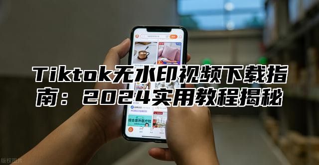 Tiktok无水印视频下载指南：2025实用教程揭秘