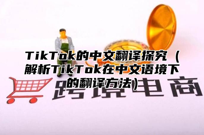 TikTok的中文翻译探究解析TikTok在中文语境下的翻译方法