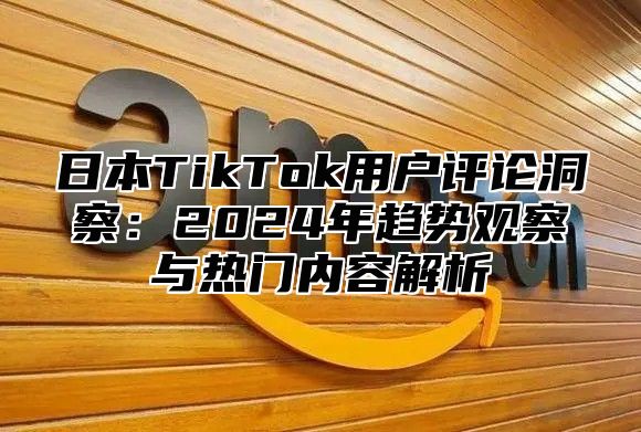 日本TikTok用户评论洞察：2025年趋势观察与热门内容解析