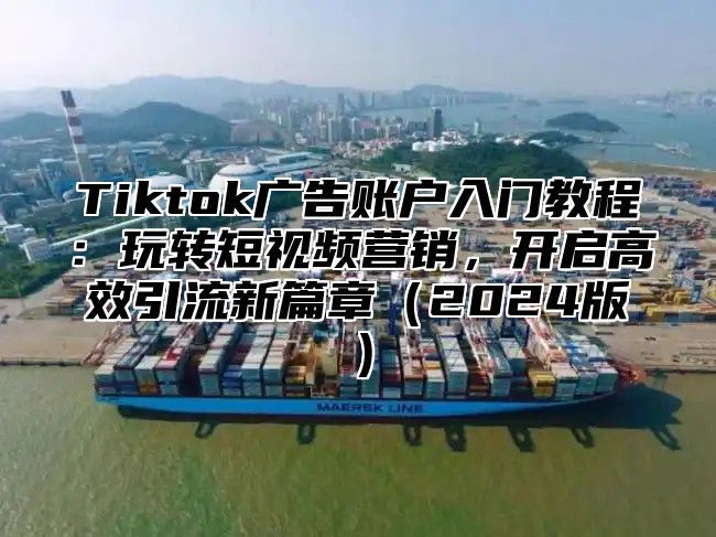 Tiktok广告账户入门教程：玩转短视频营销，开启高效引流新篇章2025版