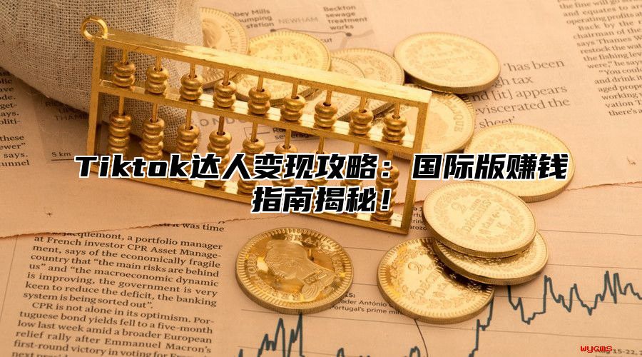 Tiktok达人变现攻略：国际版赚钱指南揭秘！