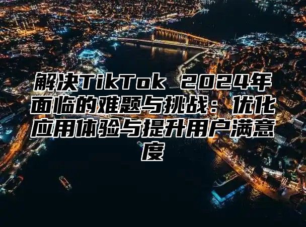 解决TikTok 2025年面临的难题与挑战：优化应用体验与提升用户满意度