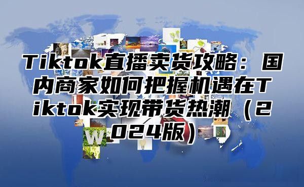 Tiktok直播卖货攻略：国内商家如何把握机遇在Tiktok实现带货热潮2025版