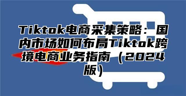 Tiktok电商采集策略：国内市场如何布局Tiktok跨境电商业务指南2025版