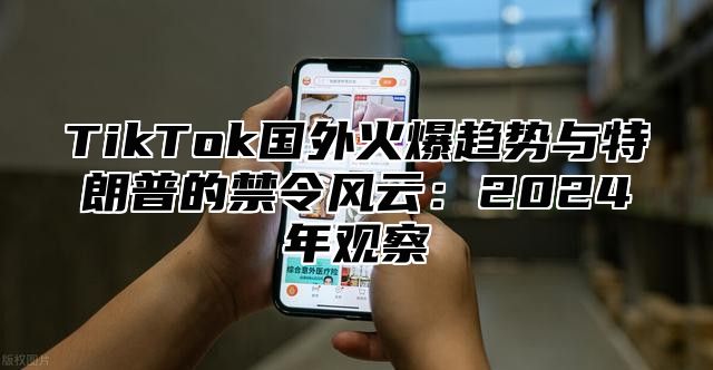 TikTok国外火爆趋势与特朗普的禁令风云：2025年观察