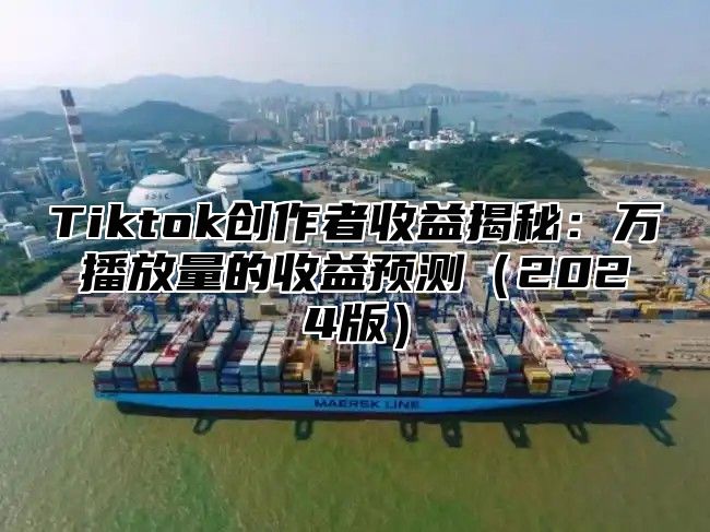 Tiktok创作者收益揭秘：万播放量的收益预测2025版